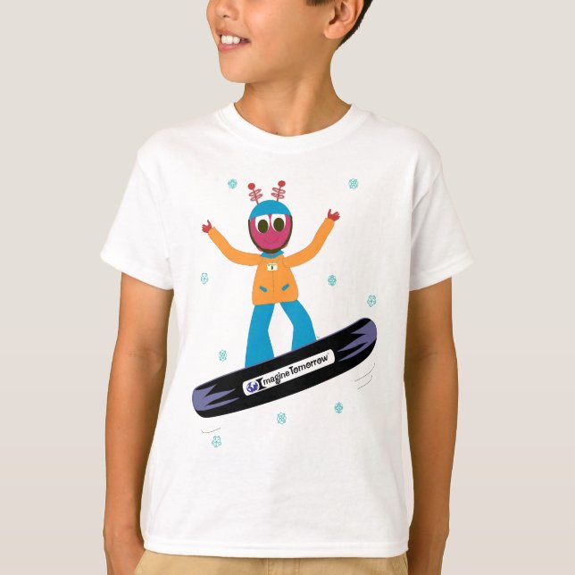 SnowboardingPuterbug T-tröja Tee (Framsida)