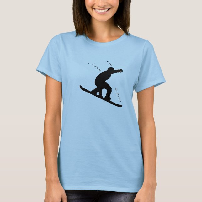 SnowboardingT-tröja Tee (Framsida)