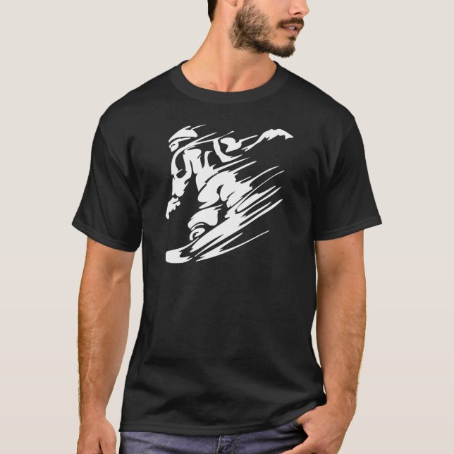 Snowboardingytterlighetsport T-shirt (Framsida)