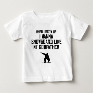 Snowboardnågot liknande min gudfader tee shirt