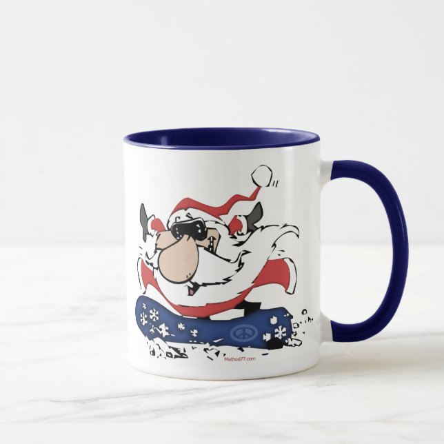SnowboardSanta mugg (Höger)