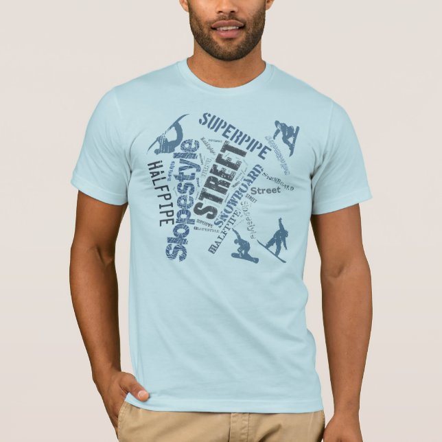Snowboardstilar T-shirt (Framsida)