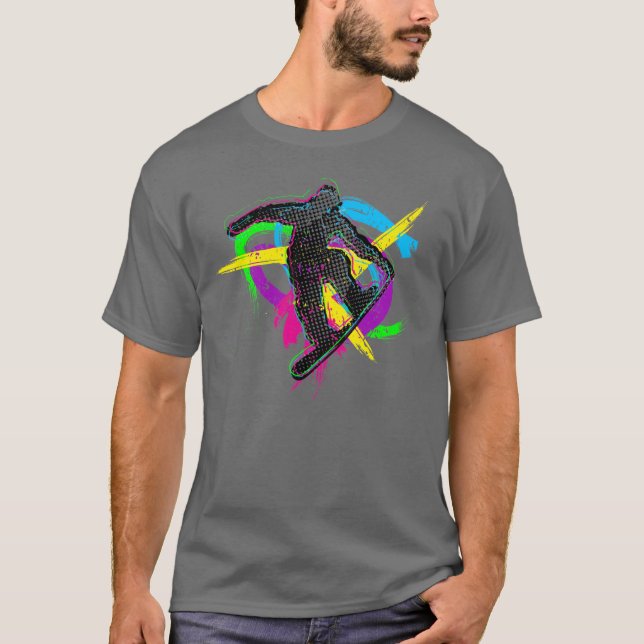 Snowboardstrik T-shirt (Framsida)