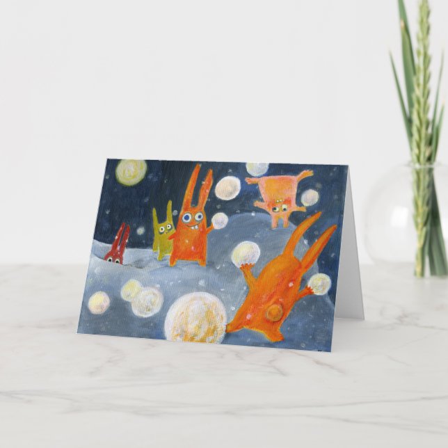 snowbollar kort (Framsida)