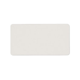 Snowbound Solid Färg Adressetikett