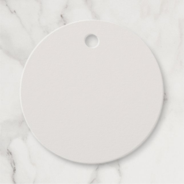 Snowbound Solid Färg Gåvor Etiketter (Framsida)