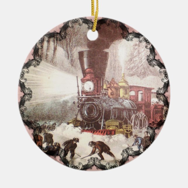 Snowbound Tåg Ornament (Framsidan)