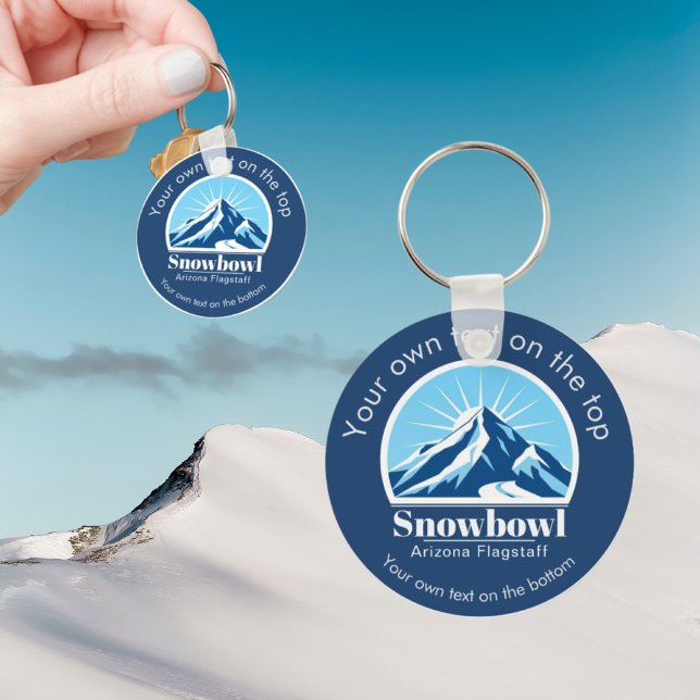 Snowbowl Arizona Flagstaff ski resort gift  Nyckelring (Skapare uppladdad)