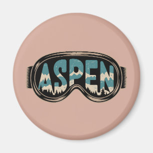Snowbrillor Aspen Snowmass Colorado skidestination Magnet
