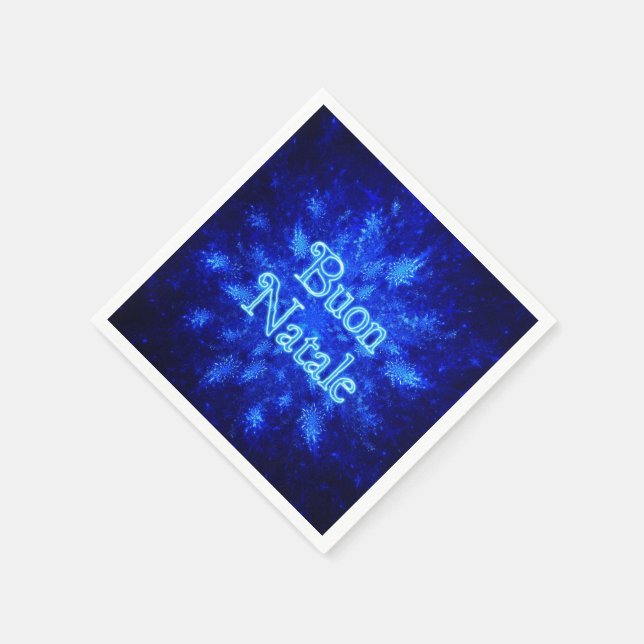 Snowburst - Buon Natale Pappersservett (Hörn)