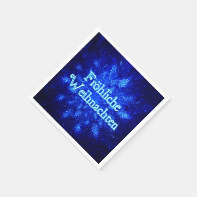 Snowburst - Froliche Weihnachten Pappersservett (Hörn)