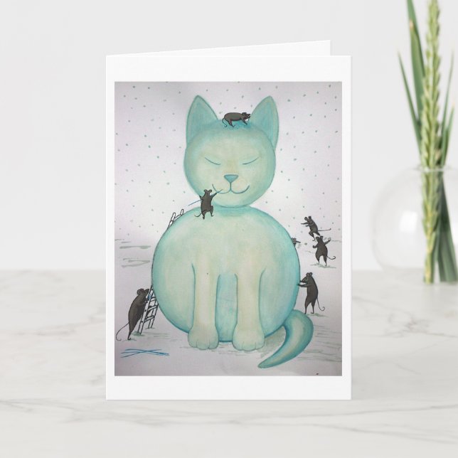 Snowcat Helgkort (Framsida)