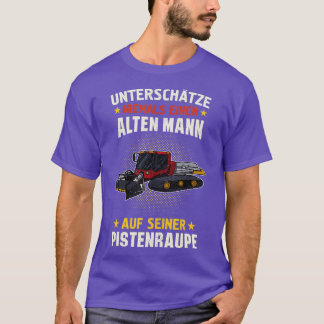 Snowcat Snö grooming Profession Snö Groomer T Shirt