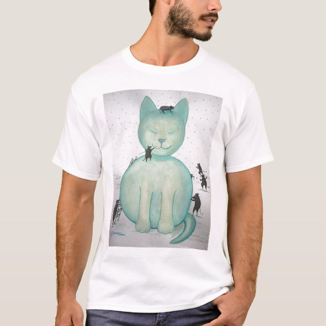 Snowcat T Shirt (Framsida)