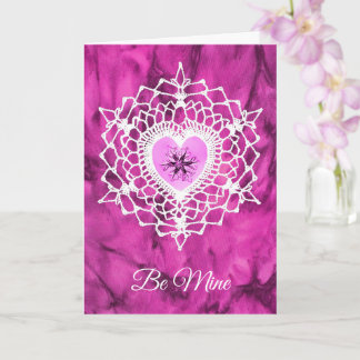 Snowcatcher Amore Heartflake Greeting Card Kort