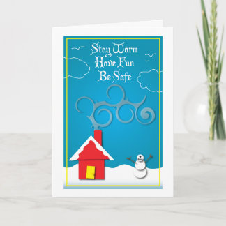 Snowclops vinterkort helgkort