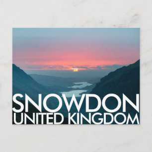 Snowdon, Caernarfon, Förenade kungarikets vykort
