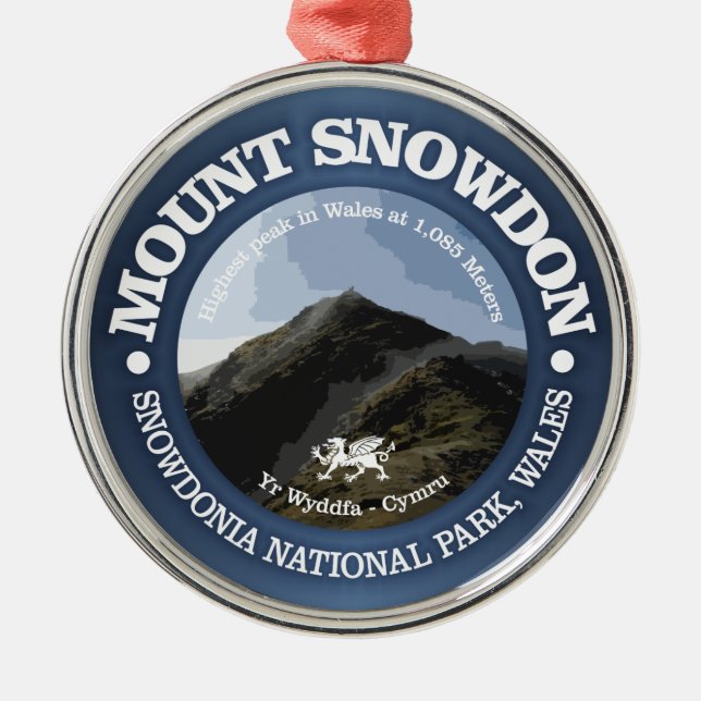 Snowdon Julgransprydnad Metall (Framsidan)
