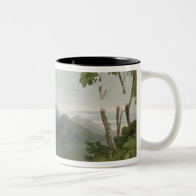 Snowdon (med rita w/c), Två-Tonad mugg (Höger)