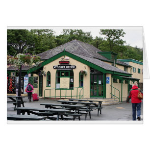 Snowdon Mountain Railway station, Wales, UK Hälsningskort