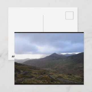 Snowdonia-bergen Vykort