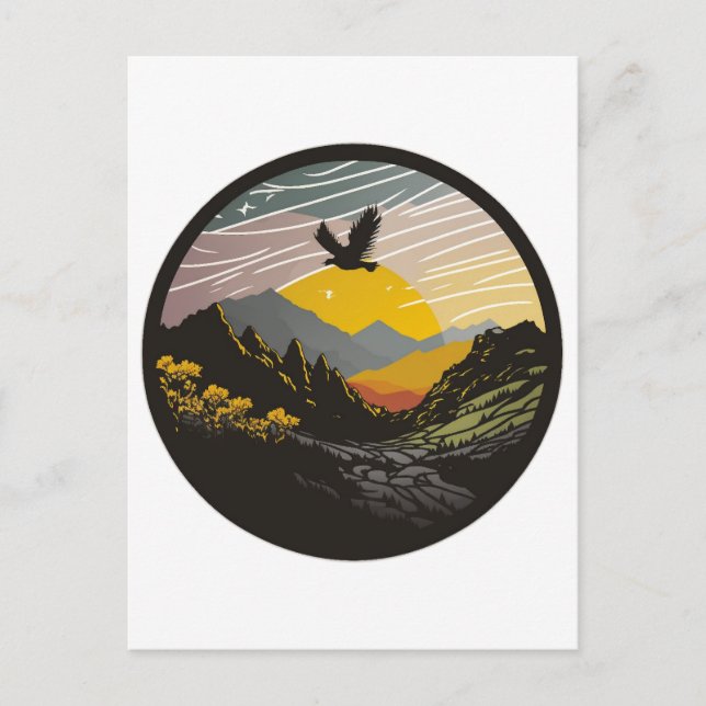 Snowdonia Helg Vykort (Framsida)