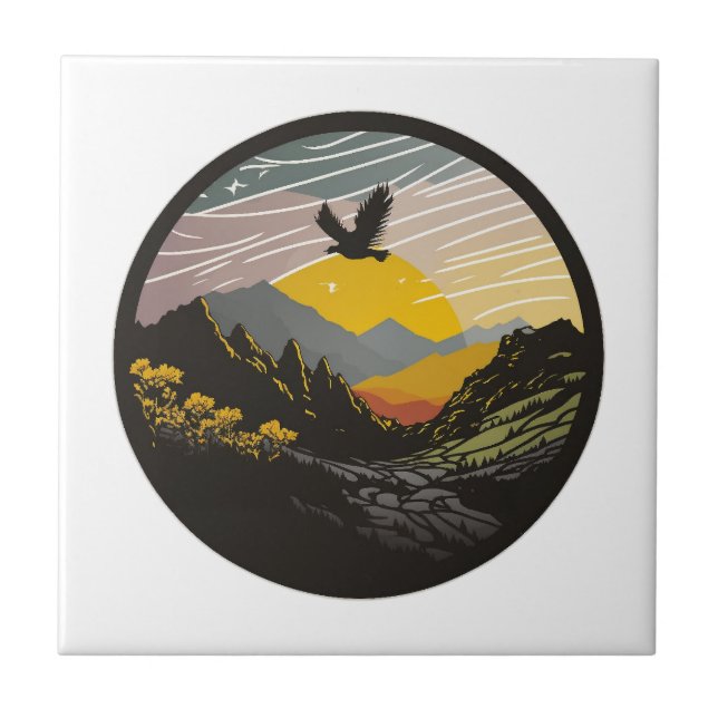 Snowdonia Kakelplatta (Framsidan)