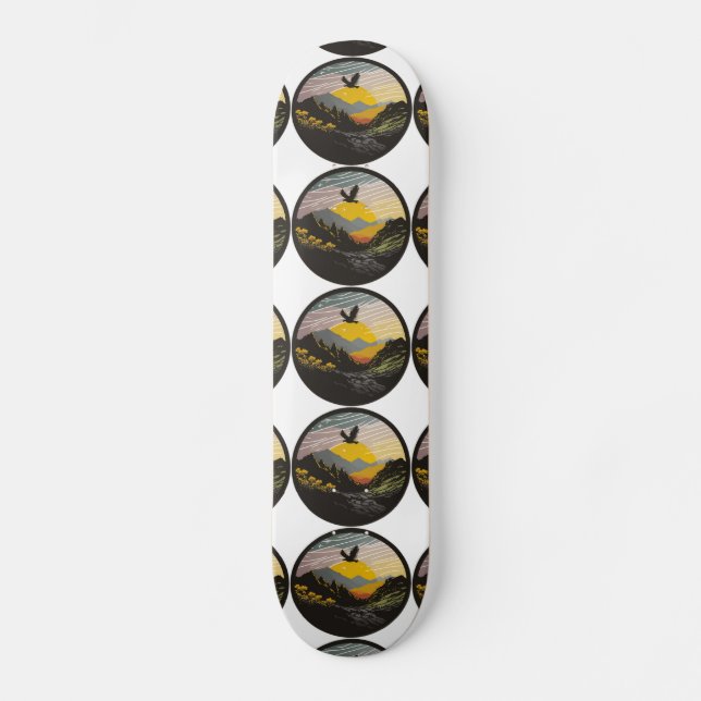 Snowdonia Mini Skateboard Bräda 18,5 Cm (Framsida)