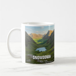 Snowdonia National Park Wales Travel Kaffemugg