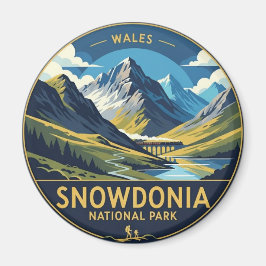 Snowdonia National Park Wales Travel Magnet
