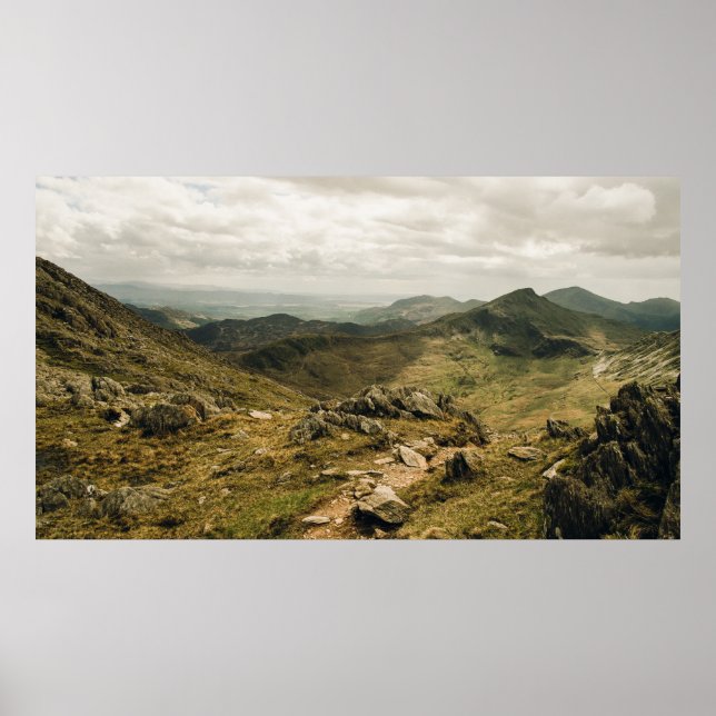 SNOWDONIA NATIONAL PARK, WALES, UK POSTER (Framsidan)