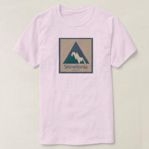 Snowdonia nationalpark lantlig t shirt
