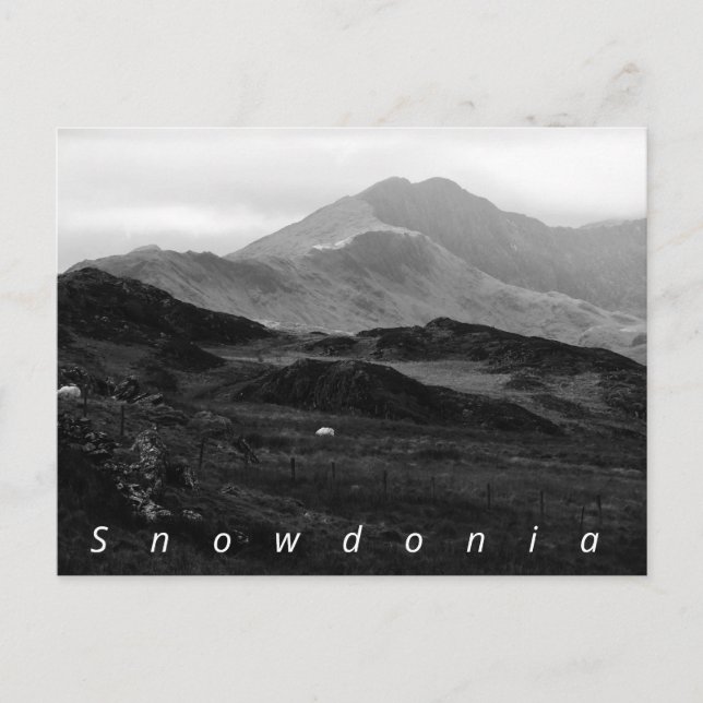 Snowdonia Postcard Vykort (Framsida)