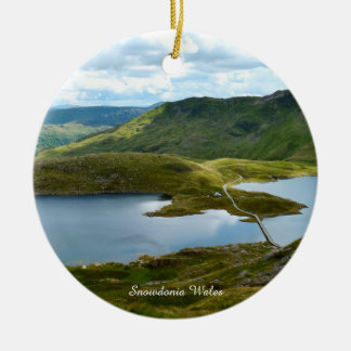Snowdonia Wales. Julgransprydnad Keramik