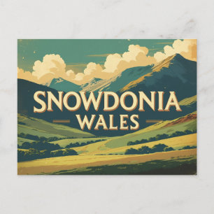 Snowdonia, Wales – Majestätiska toppar & vild skön Vykort