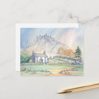 Snowdonias walesiska bergslandskap vykort