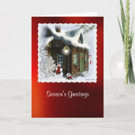 Snowdrop den maltesiska julkortet helgkort