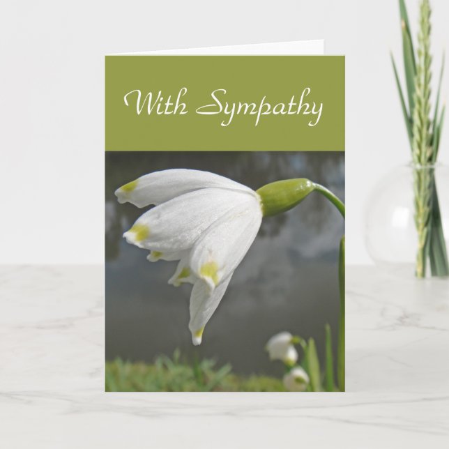Snowdrop kort (Framsida)