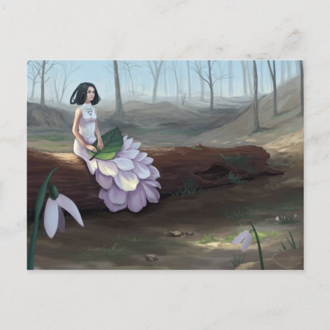 Snowdrop Vykort (Framsida)