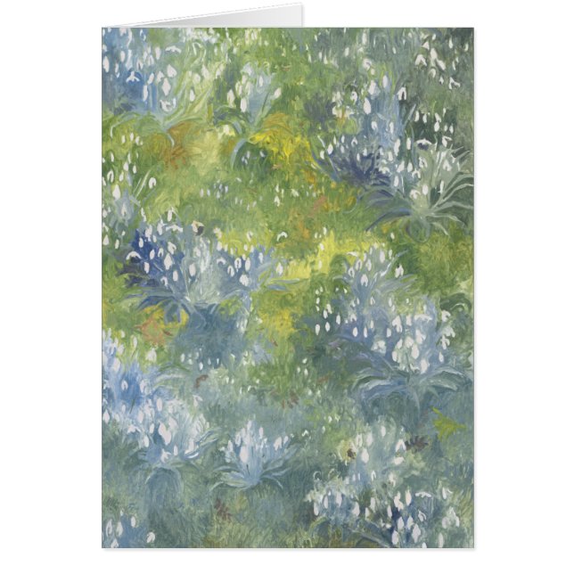 Snowdrops 2014 hälsningskort (Framsidan)