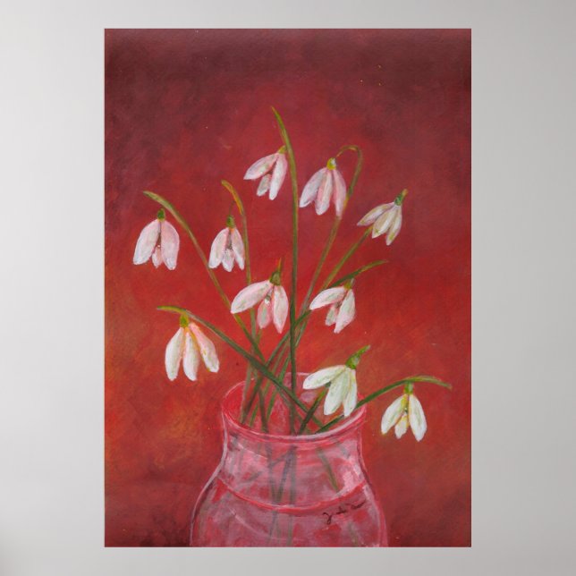 Snowdrops Bouquet Poster (Framsidan)
