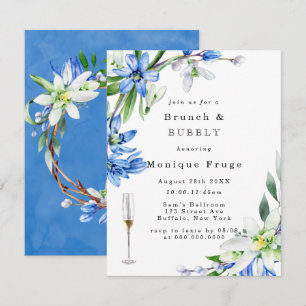 Snowdrops Scilla Brunch & Bubbly-inbjudan Inbjudningar
