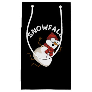 Snowfall Funny Snö Pun Mörk BG