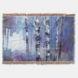 Snowfall i den fantastiska fågeln filt