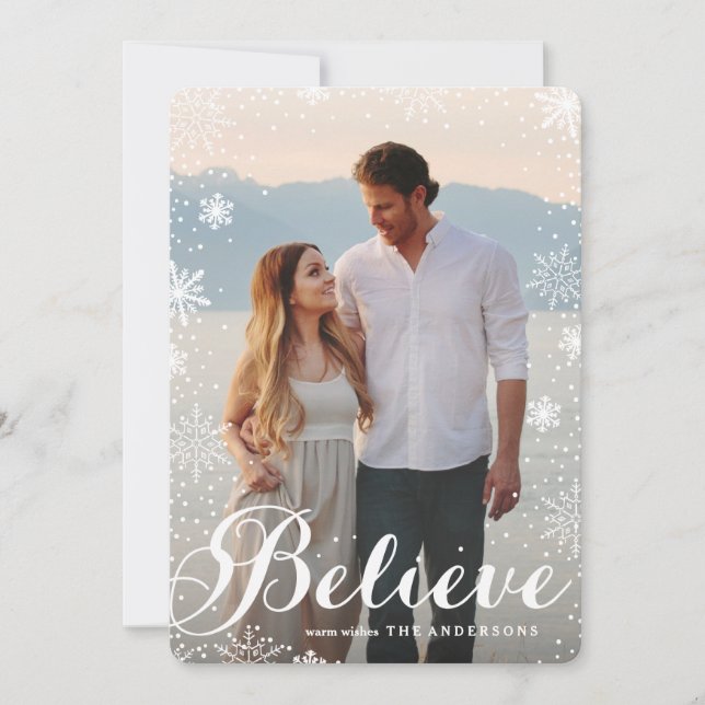 Snowfall Julkort (Framsida)