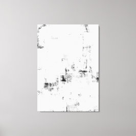 Snowfall-konst av svart och vit Abstrakt Canvastryck