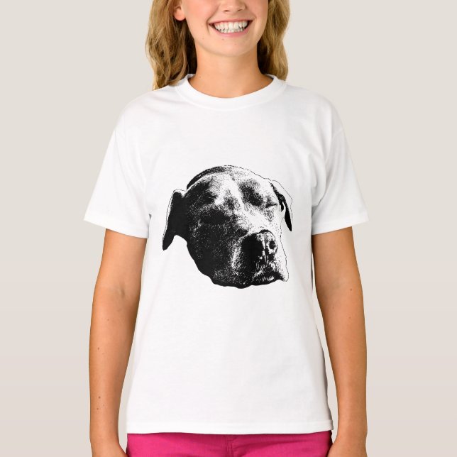 Snowfall Quiet Loyal Gaze T Shirt (Framsida)