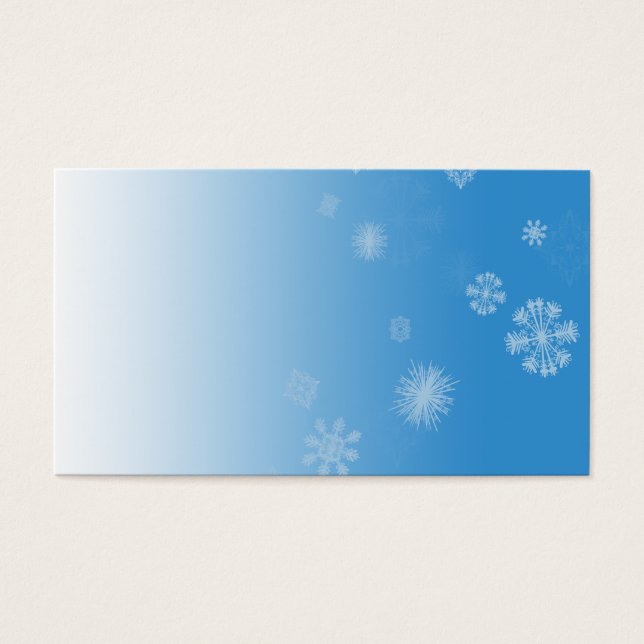 Snowfall Visitkort (Framsidan)