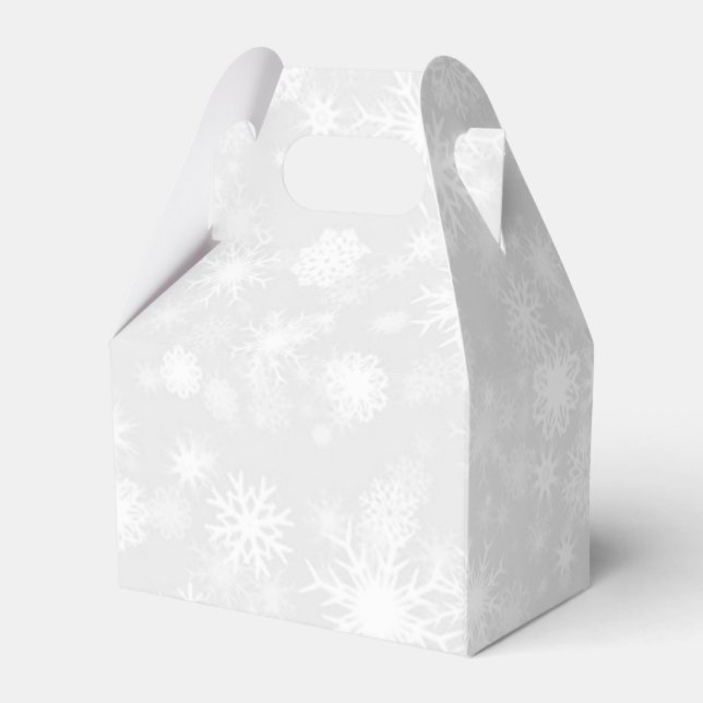 Snowfall White Presentaskar (Baksidan Sidan)