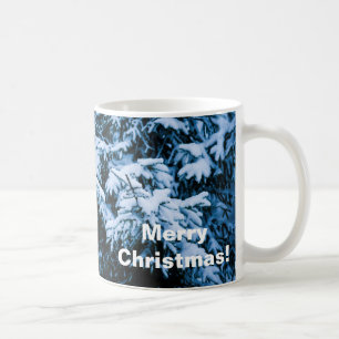Snowfall Winter Julgran Kaffemugg